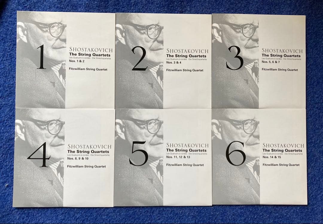 【6CD】ショスタコーヴィチ Complete String Quartets