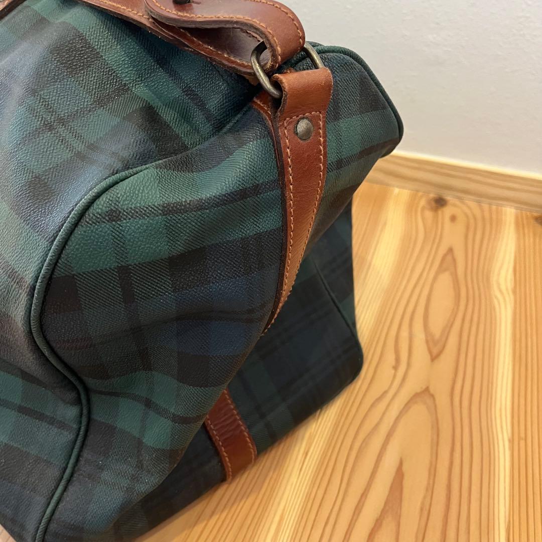 POLO RALPH LAUREN 大容量2wayボストンバッグブラックウォッチ