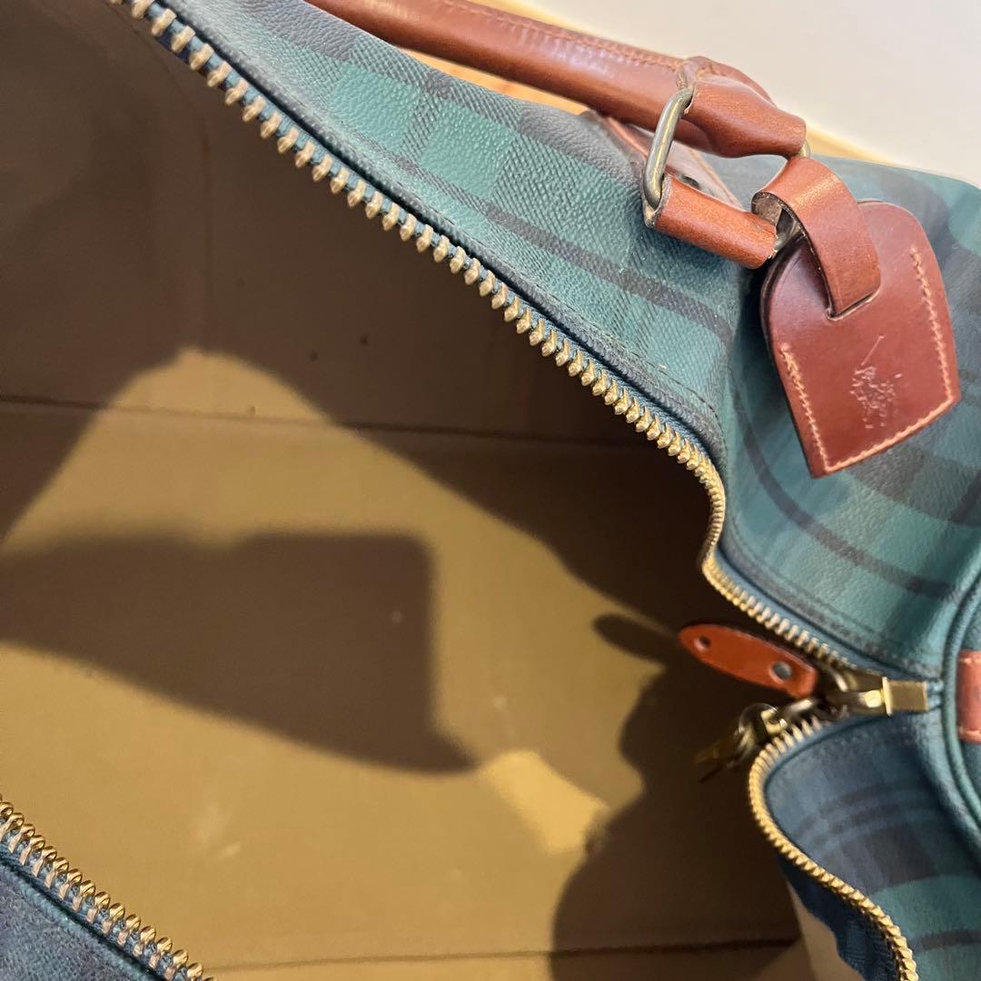 POLO RALPH LAUREN 大容量2wayボストンバッグブラックウォッチ