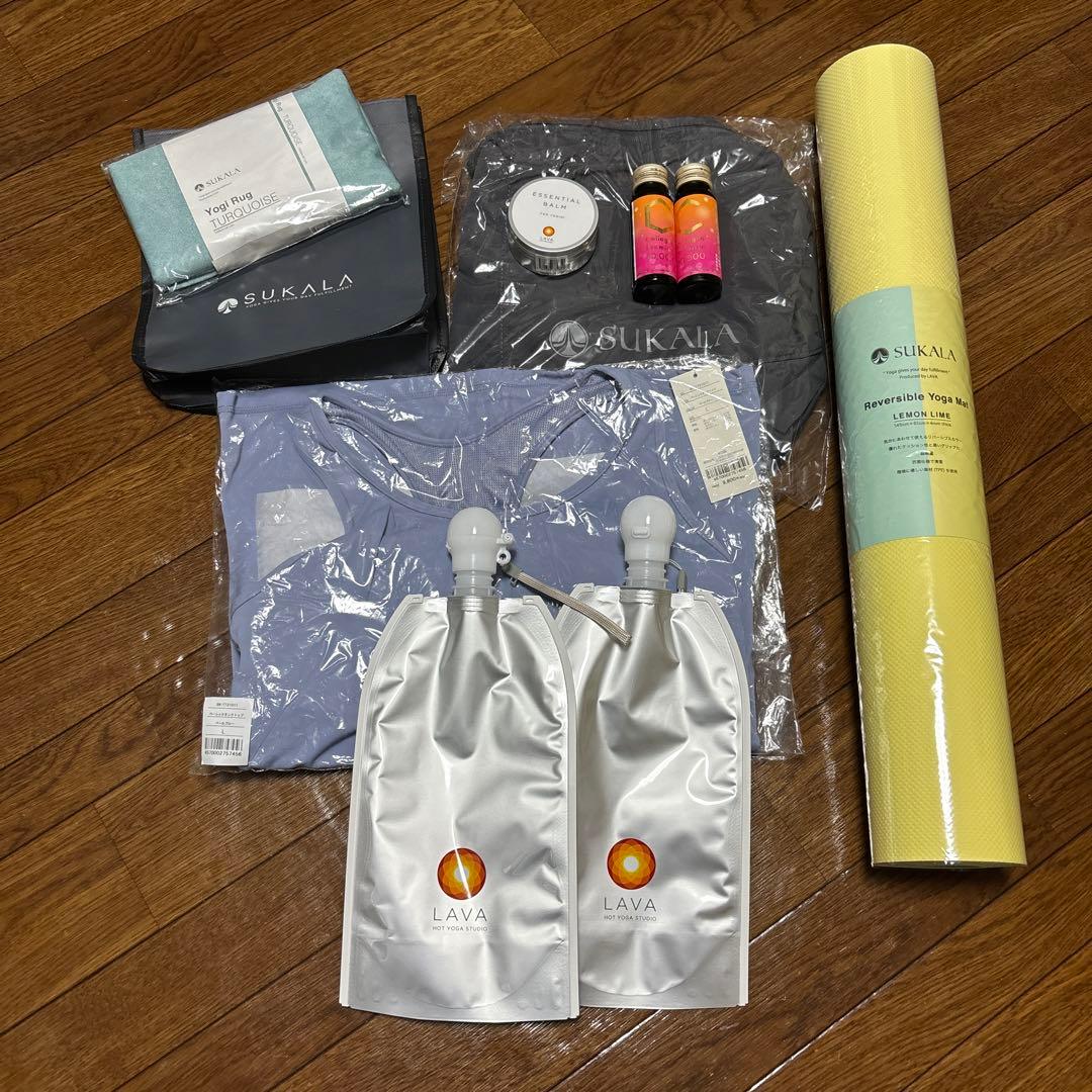 sukala ヨガマット ヨガラグ ヨガマットケース タンクトップ 水素水バッグ