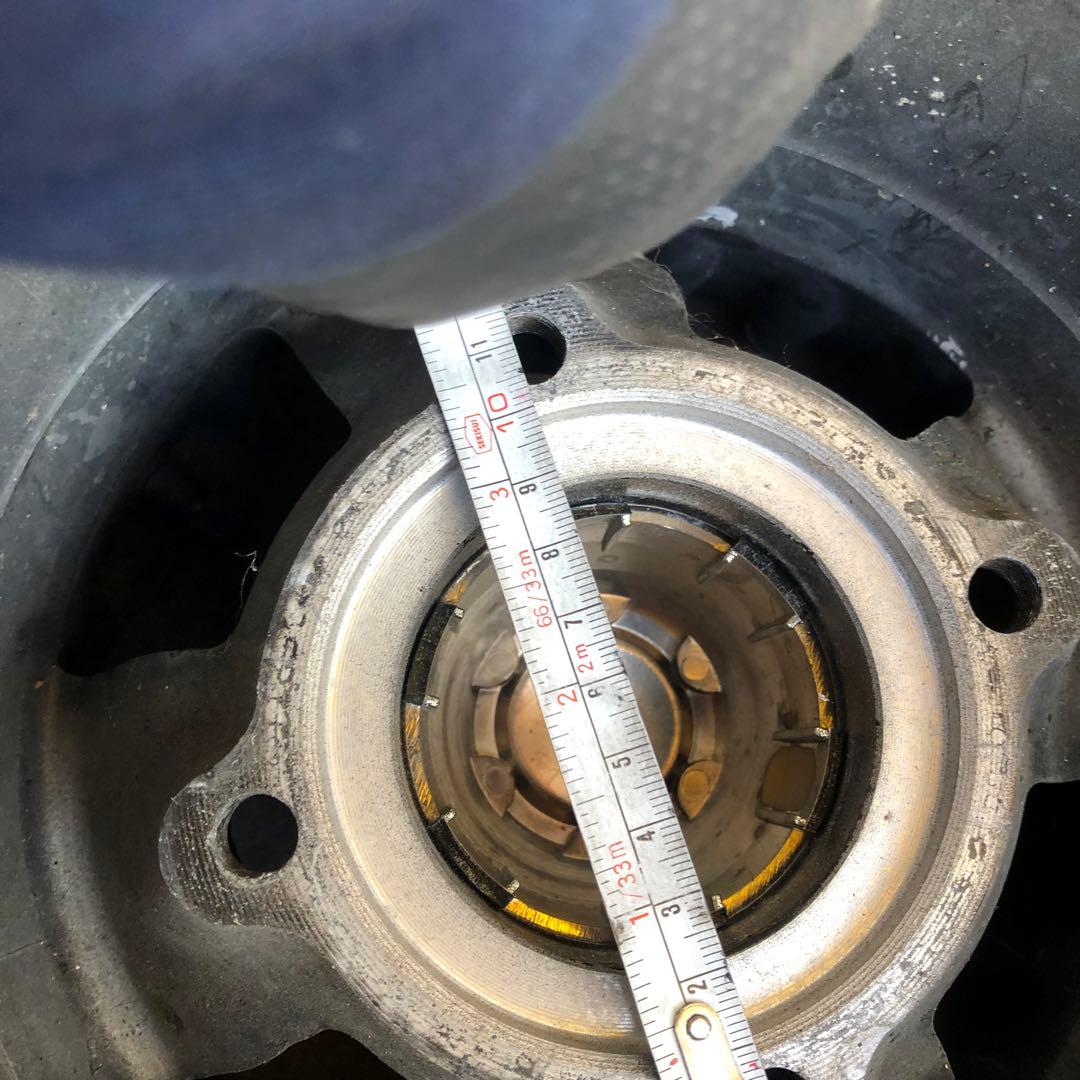 送料込み☆HONDA２サイクルジャイロ４つ穴　リアワイドホイール扁平