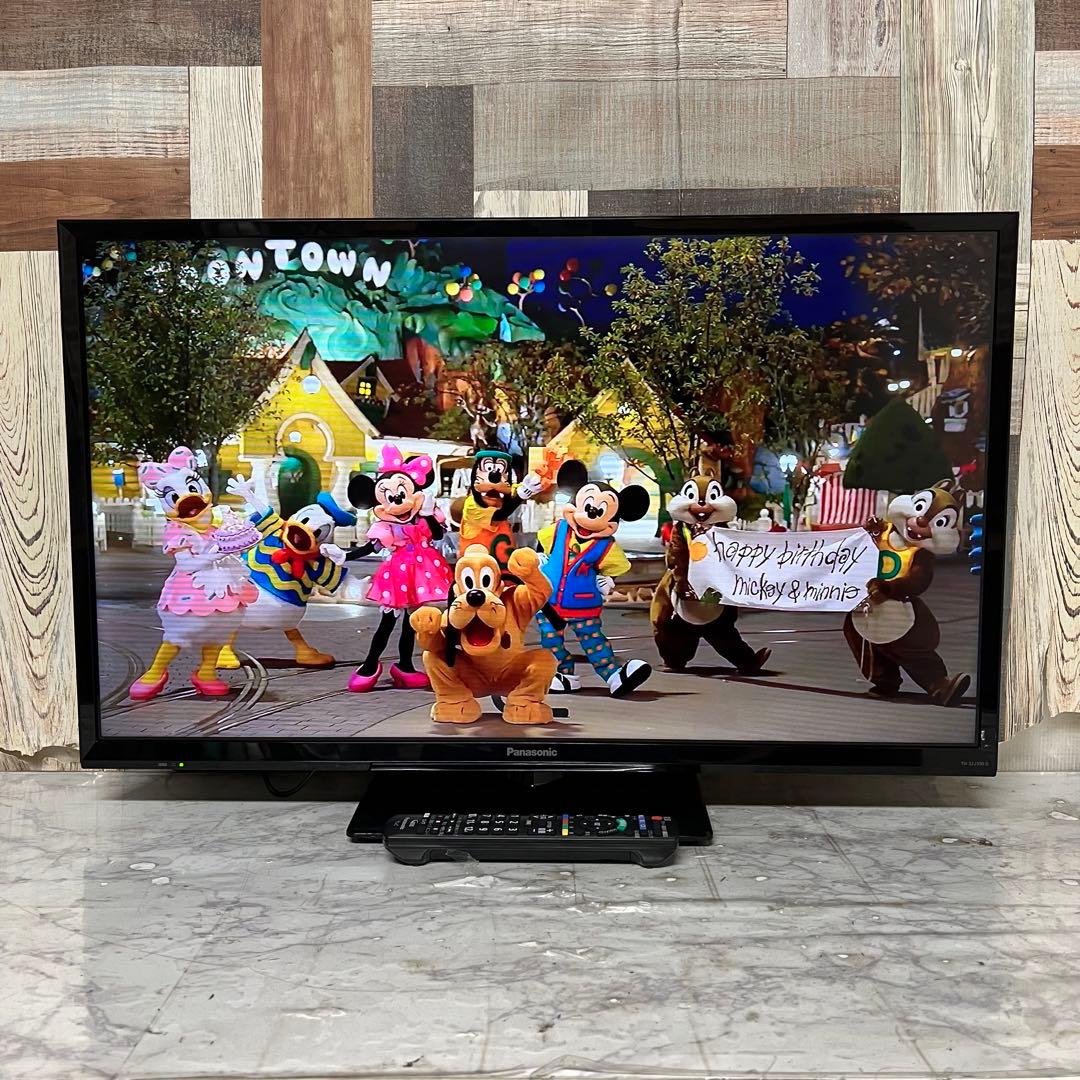 即日受渡❣️半年前購入。全国送料込パナソニック32V型液晶TV明るいくっきり画質