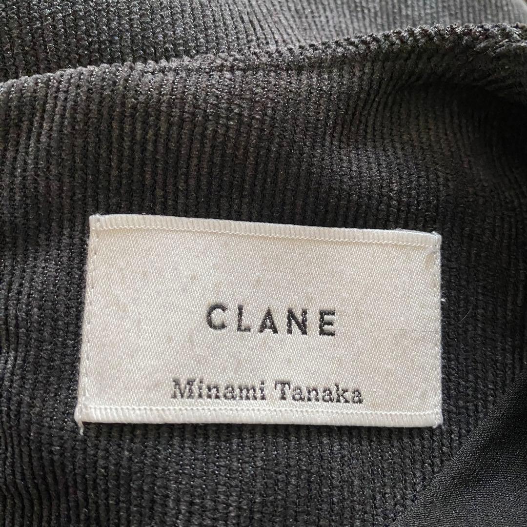 CLANE × Minami Tanaka スクエアスリーブオールインワン　黒