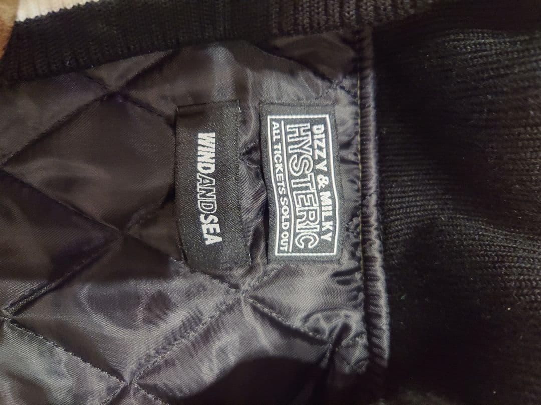 新品！wind and sea hysteric glamour 迷彩スタジャン