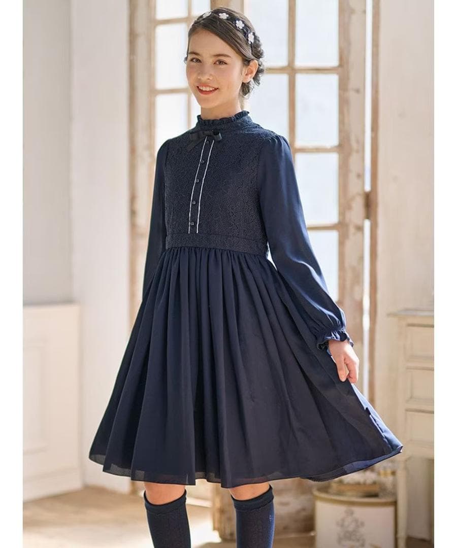 値下げ！小学校卒業式組曲ワンピース160ポムポネットジャケット（L）