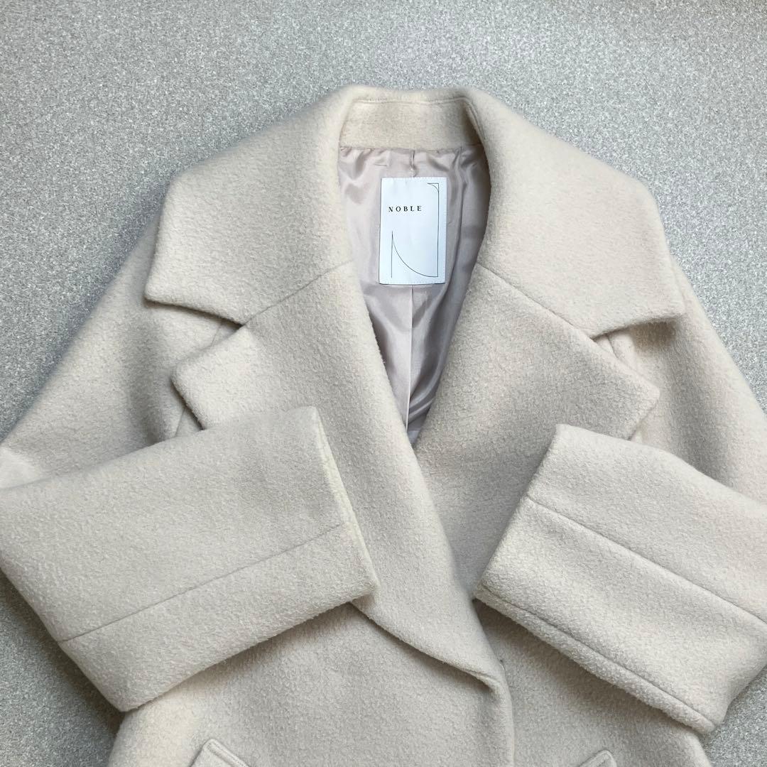 【ワイドカラー✨ラグランスリーブ】ノーブル メランジ エアー ウールコート