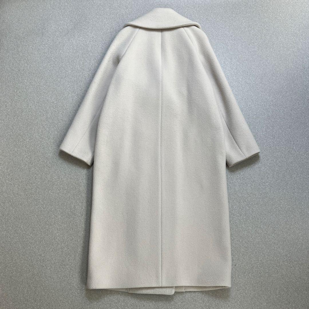 【ワイドカラー✨ラグランスリーブ】ノーブル メランジ エアー ウールコート