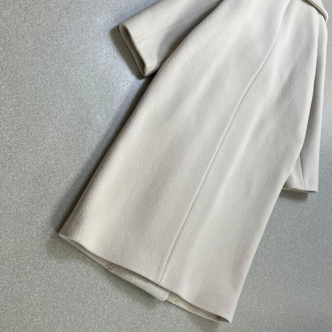 【ワイドカラー✨ラグランスリーブ】ノーブル メランジ エアー ウールコート