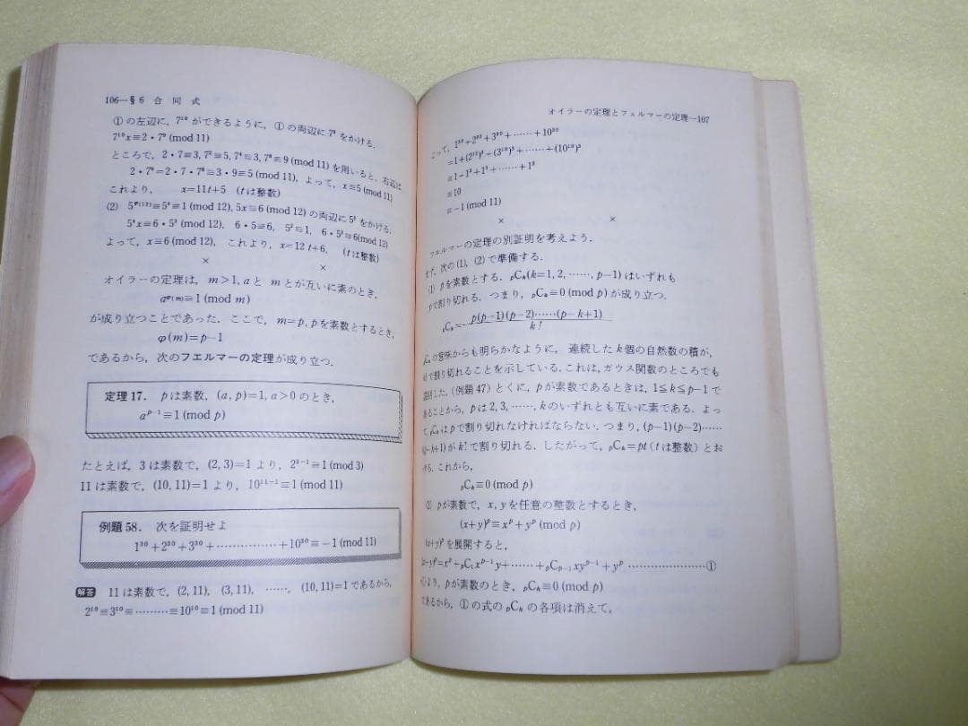 整数の理論　石谷茂　大阪教育図書　整数　田島一郎　共立出版