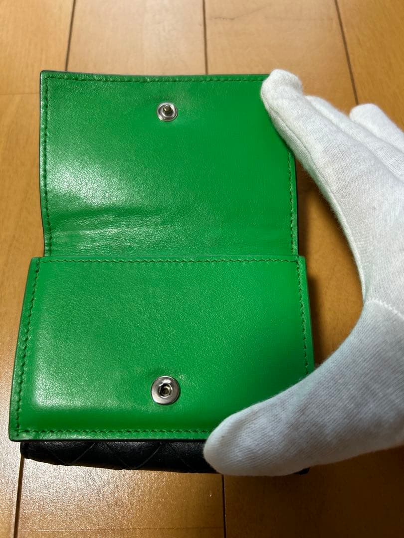Bottega Veneta 三つ折り財布 ブラック