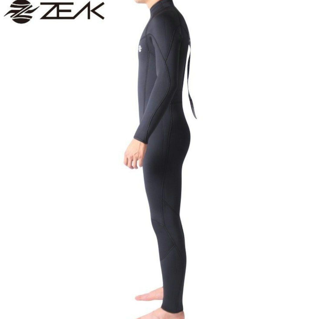 【新品未使用】ZEAK(ジーク) ウェットスーツ 男性用 5×3mm 【L】