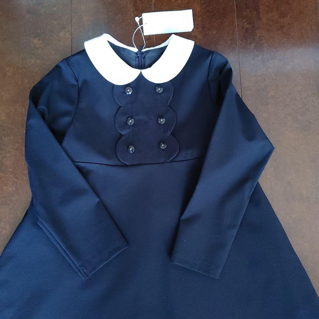 Tartine et Chocolat ネイビー ワンピース お受験 120cm