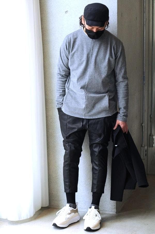 パンツ RIPVANWINKLE LEATHER JERSEY JODHPUR