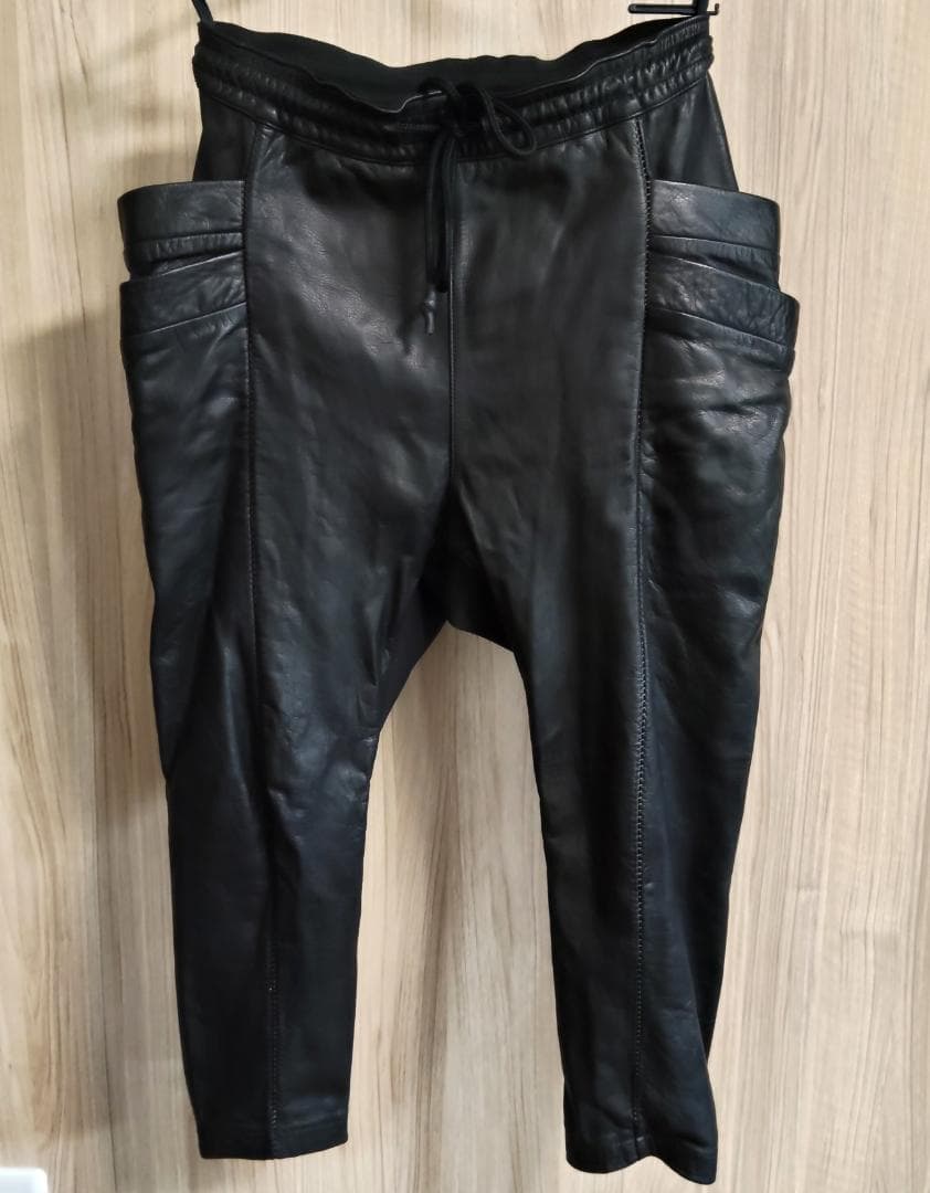 パンツ RIPVANWINKLE LEATHER JERSEY JODHPUR