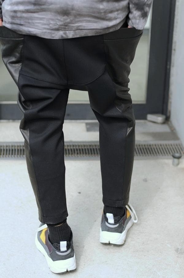 パンツ RIPVANWINKLE LEATHER JERSEY JODHPUR