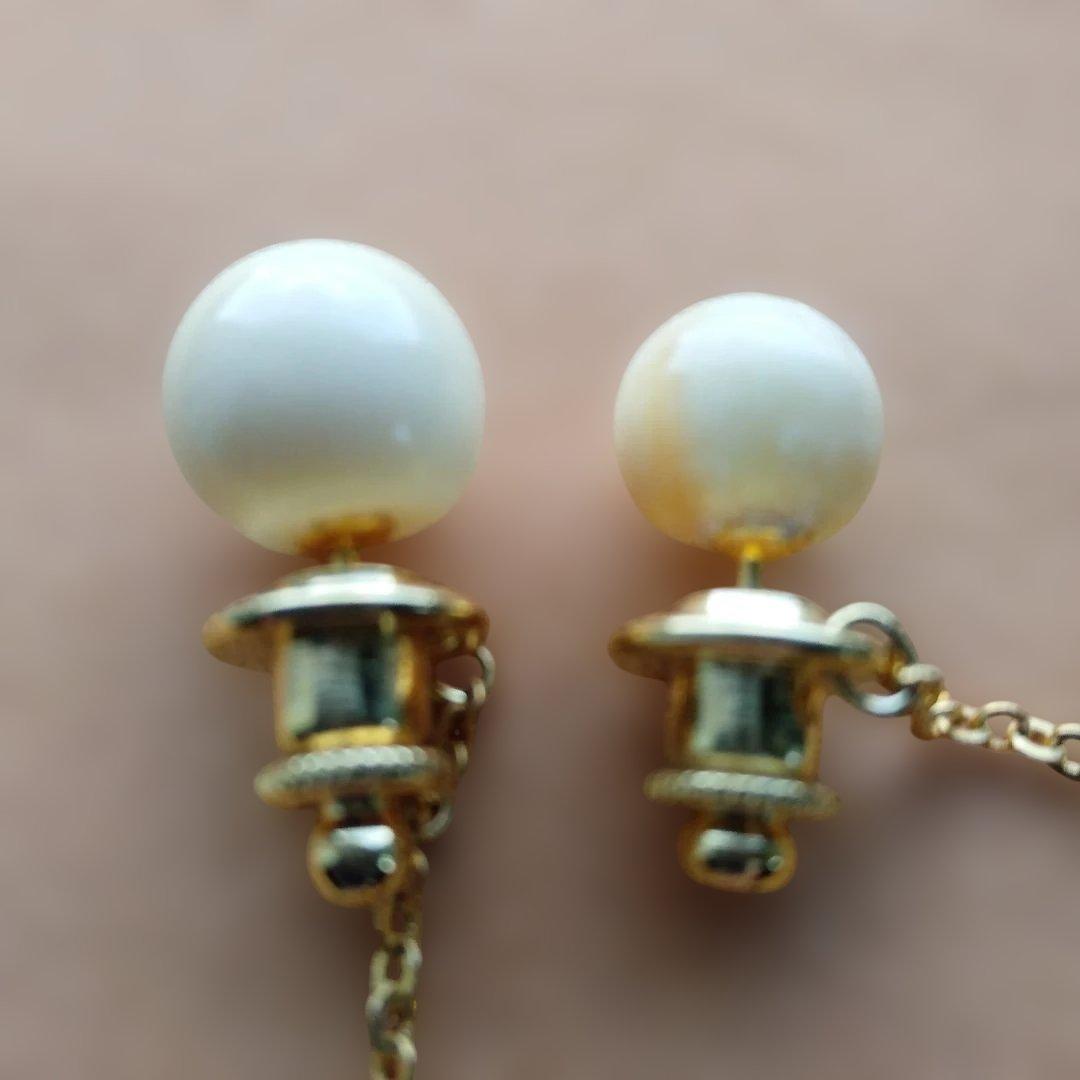 鯨歯　マッコウクジラ　牙玉 ネクタイピン　ドーム型　10個セット（箱なし）