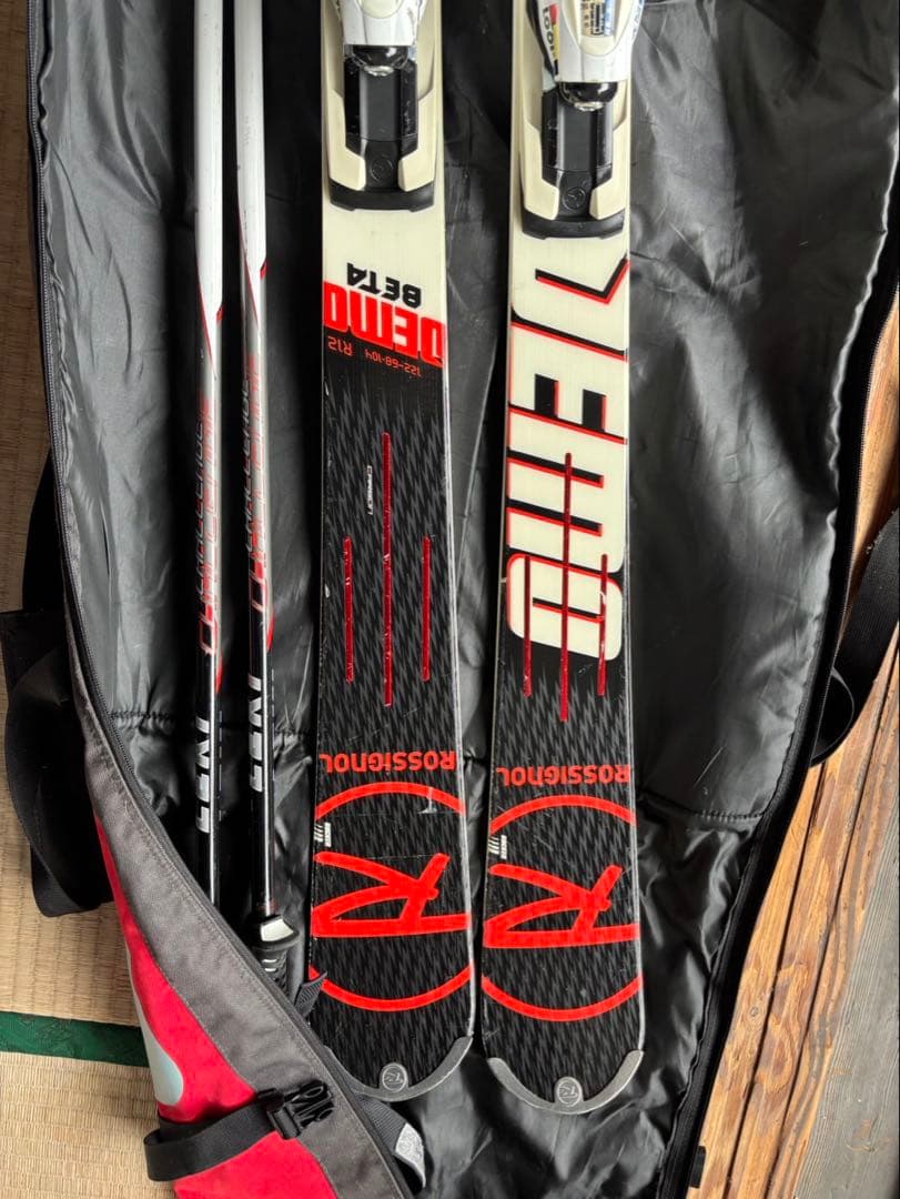 送料込★ ROSSIGNOL スキー板　HEADケース LEKIポール　3セット