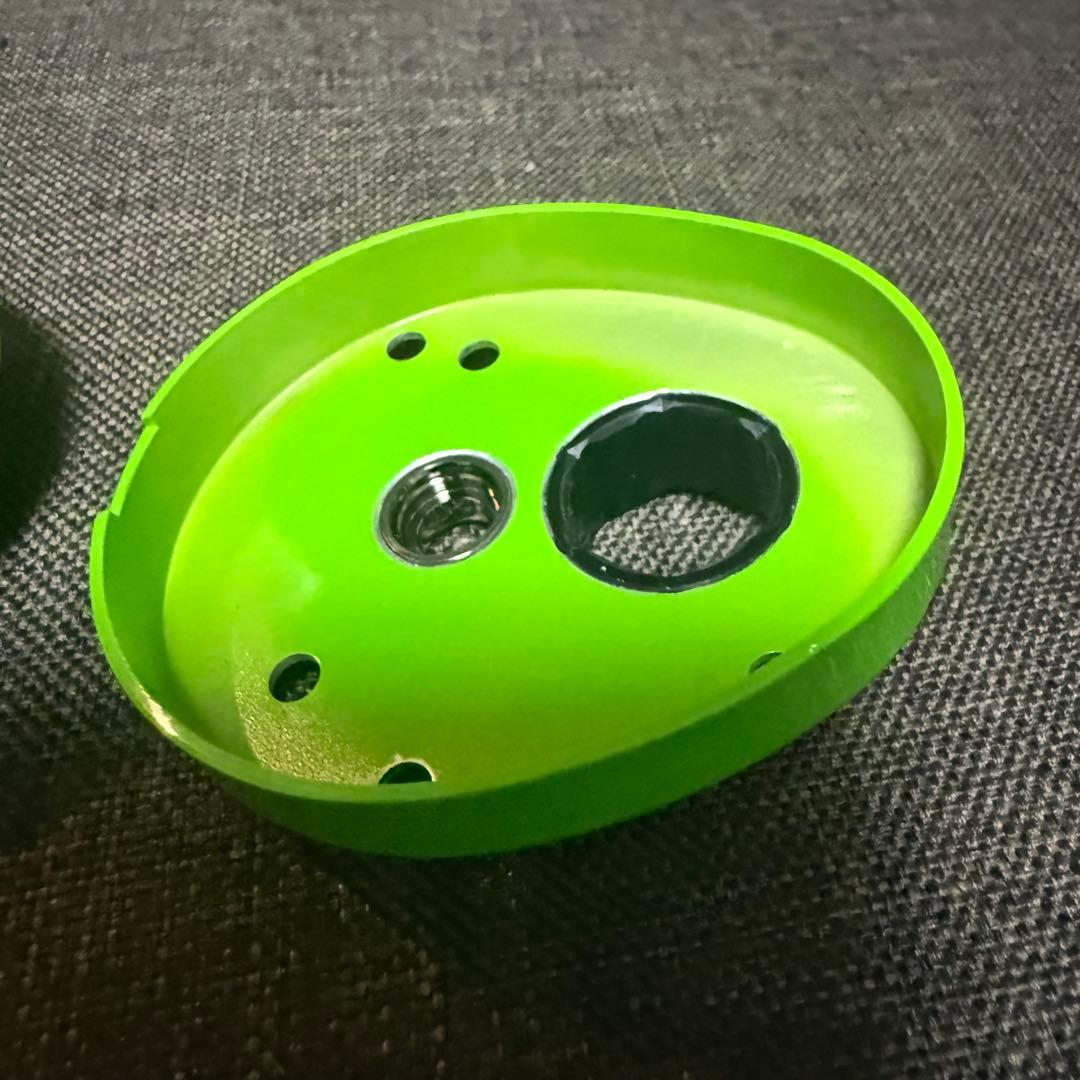 トイマシーン　スーパーレイティブ 左巻き用サイドカップ　エンブレム付きグリーン