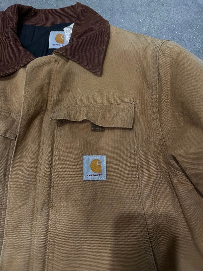 雰囲気抜群★カーハート　USA製　トラディショナルコート　XL相当