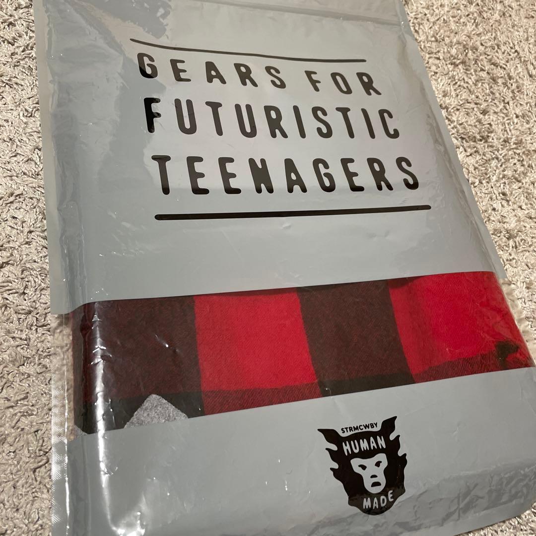 美品 HUMAN MADE ❤️ WOOL STOLE RED ストール マフラー