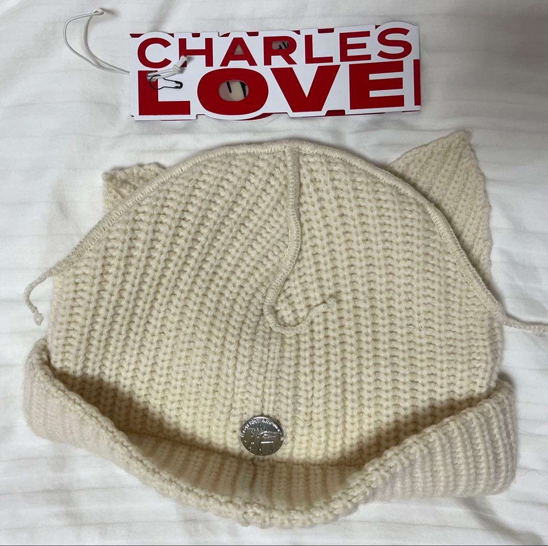 CHARLES JEFFREY LOVERBOY 猫耳ニット帽　タグ付き