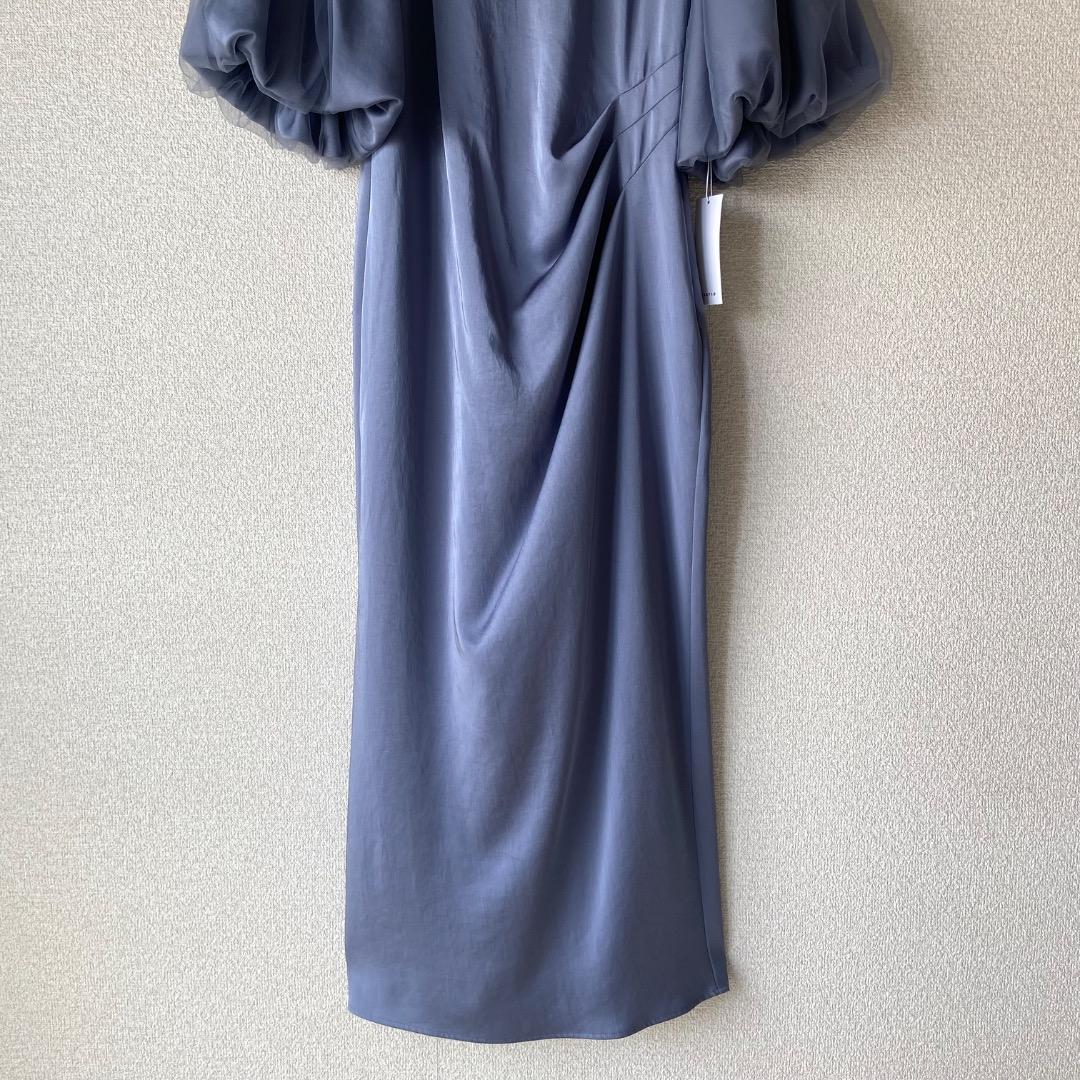 タグ付き　FRAY I.D フレイアイディー チュールコンビパフスリーブドレス