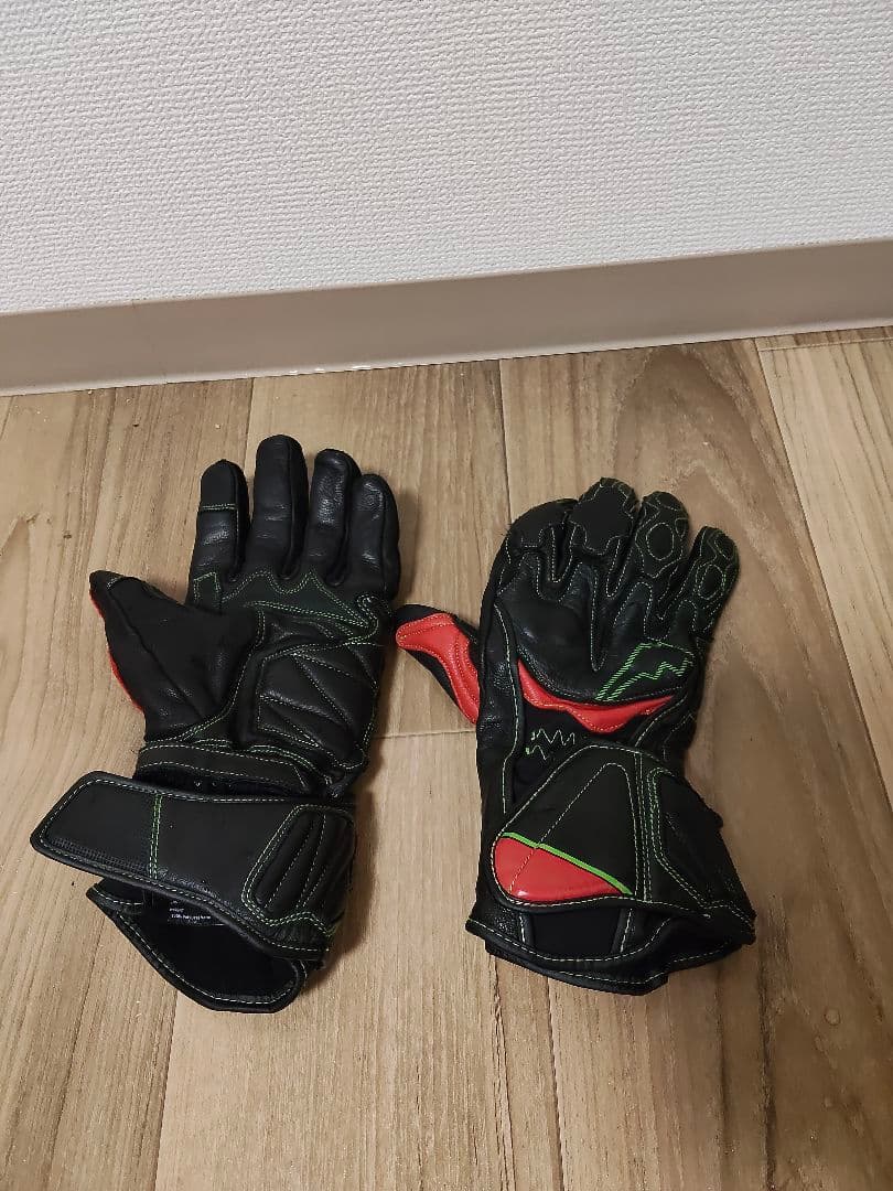 KUSHITANI　バイク用レザーグローブ ninja