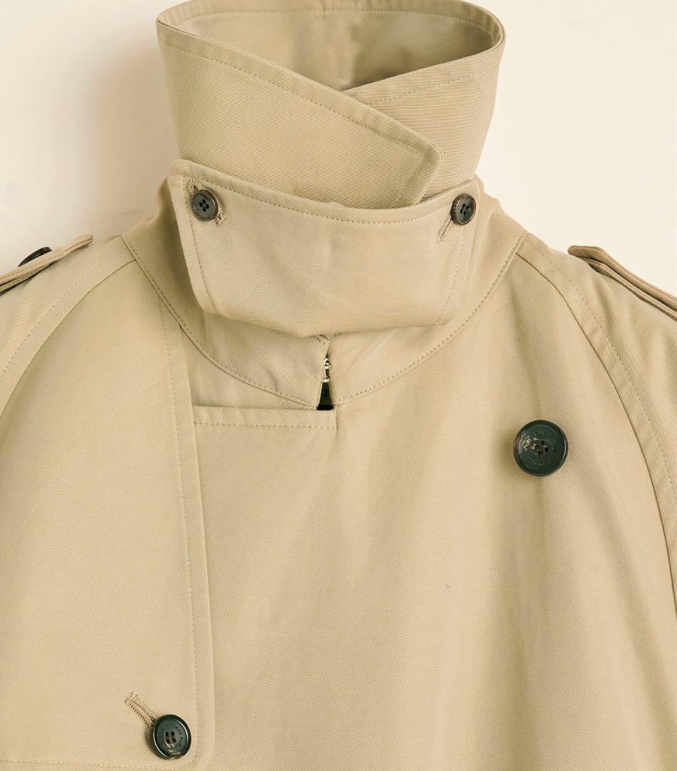 ハイクラストレンチコート　publictokyo