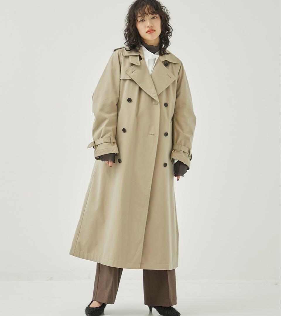 ハイクラストレンチコート　publictokyo