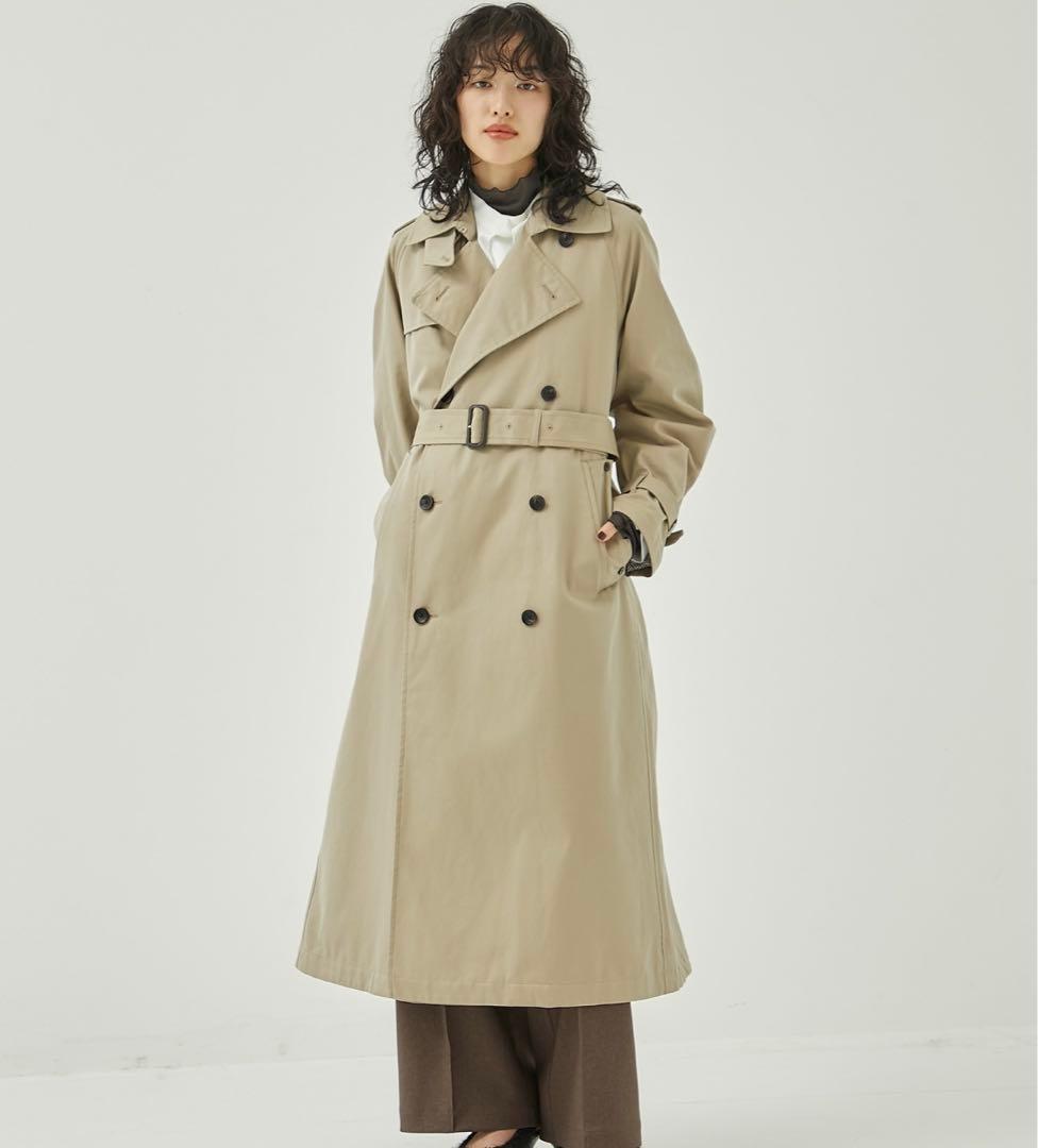 ハイクラストレンチコート　publictokyo