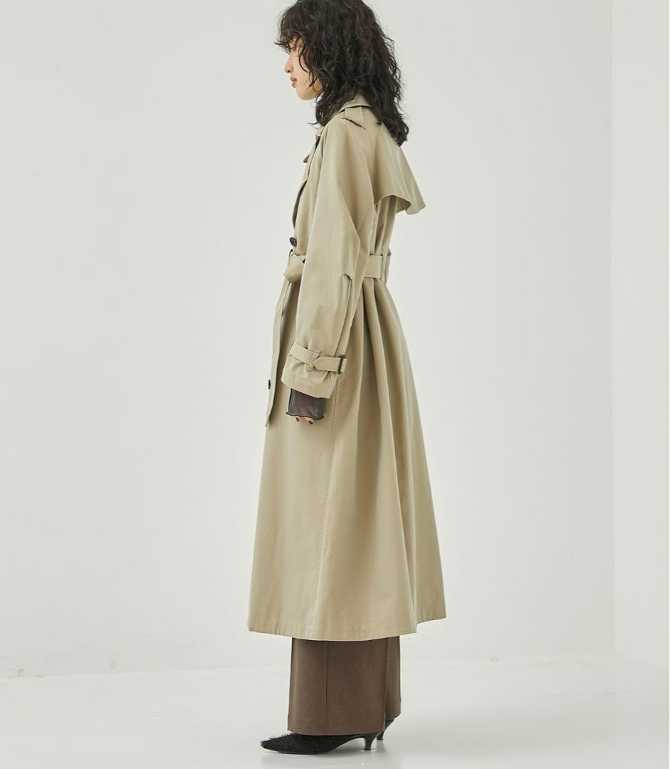 ハイクラストレンチコート　publictokyo