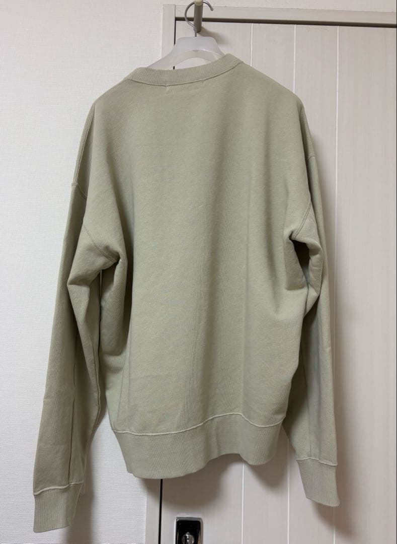 ウィムガゼット ロゴスウェットプルオーバー ベージュ