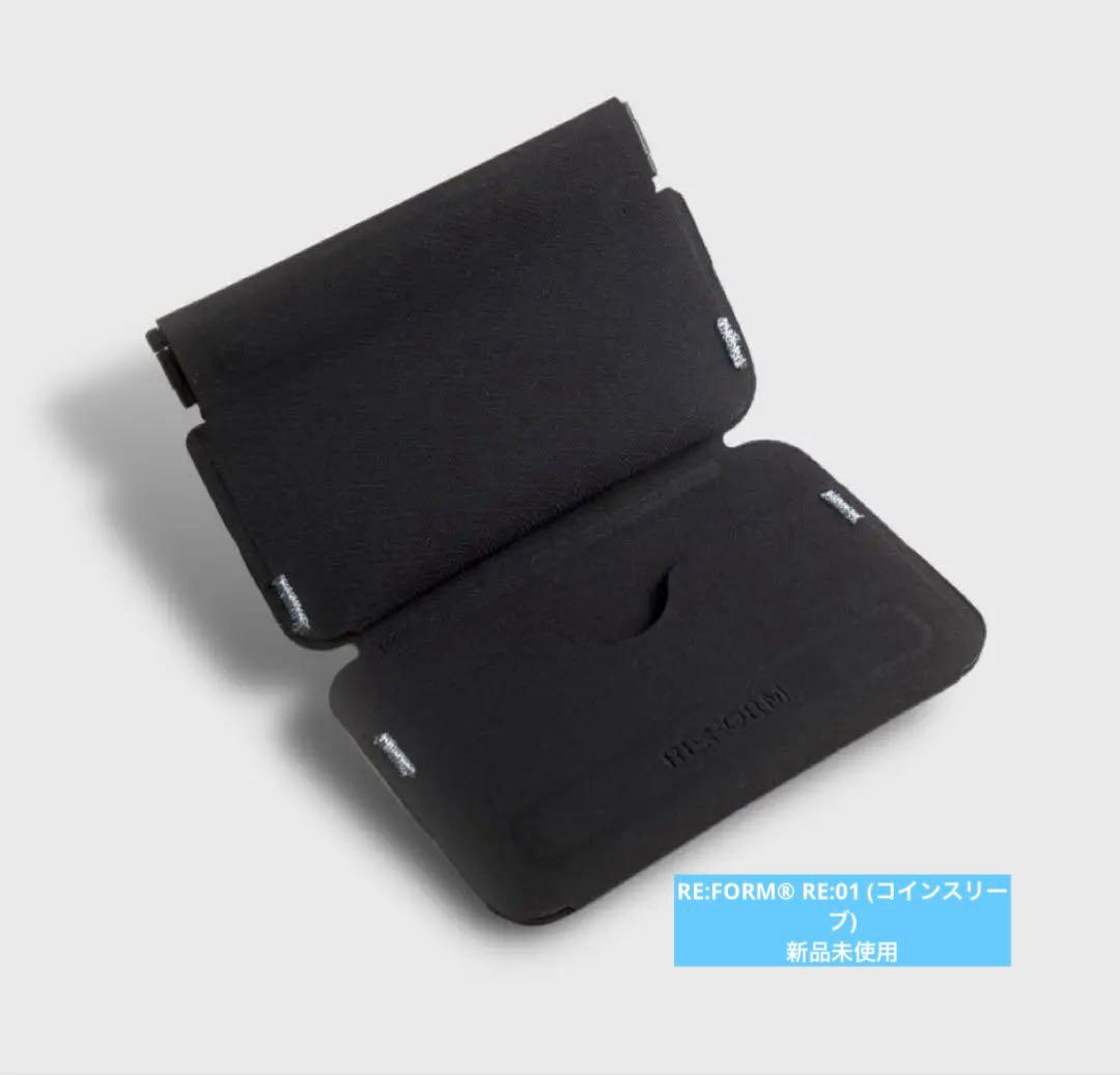 RE:FORM コンパクト財布 黒　新品