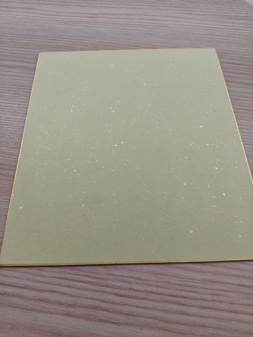 バカボン　手描きイラスト入りサイン色紙