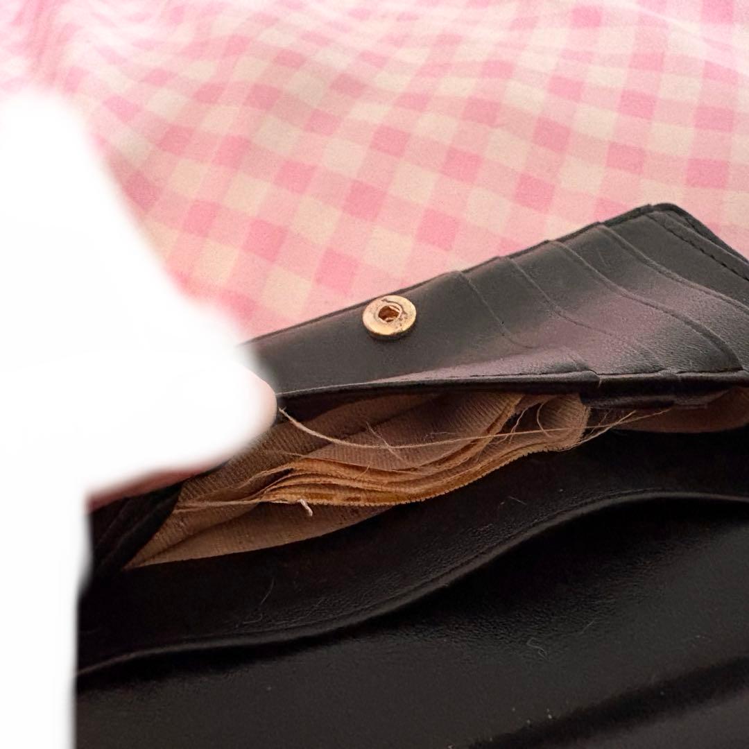 miumiu 黒　財布　ブラックレザー