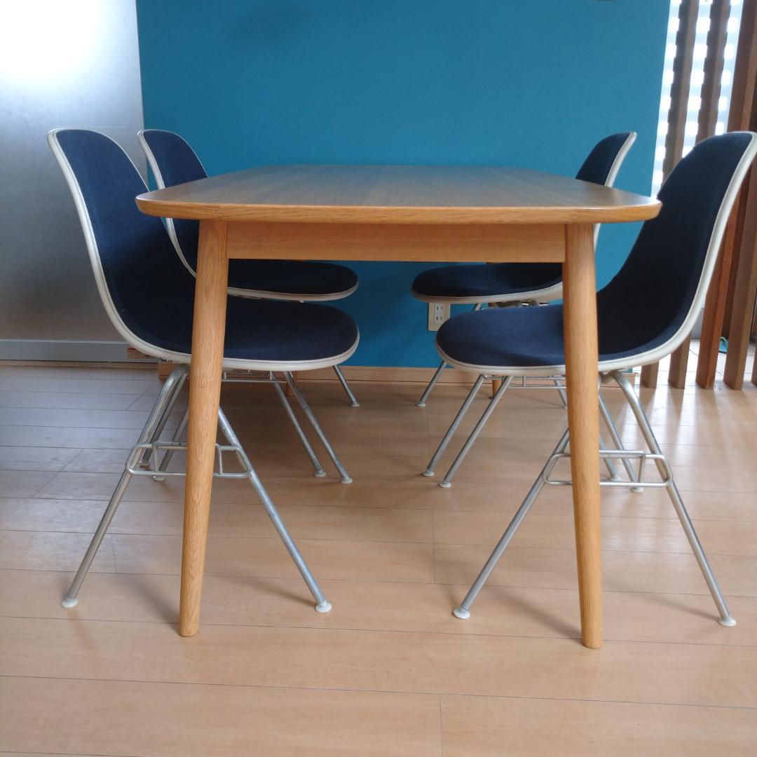 【4脚セット】イームズ サイドシェルチェア（ファブリック）