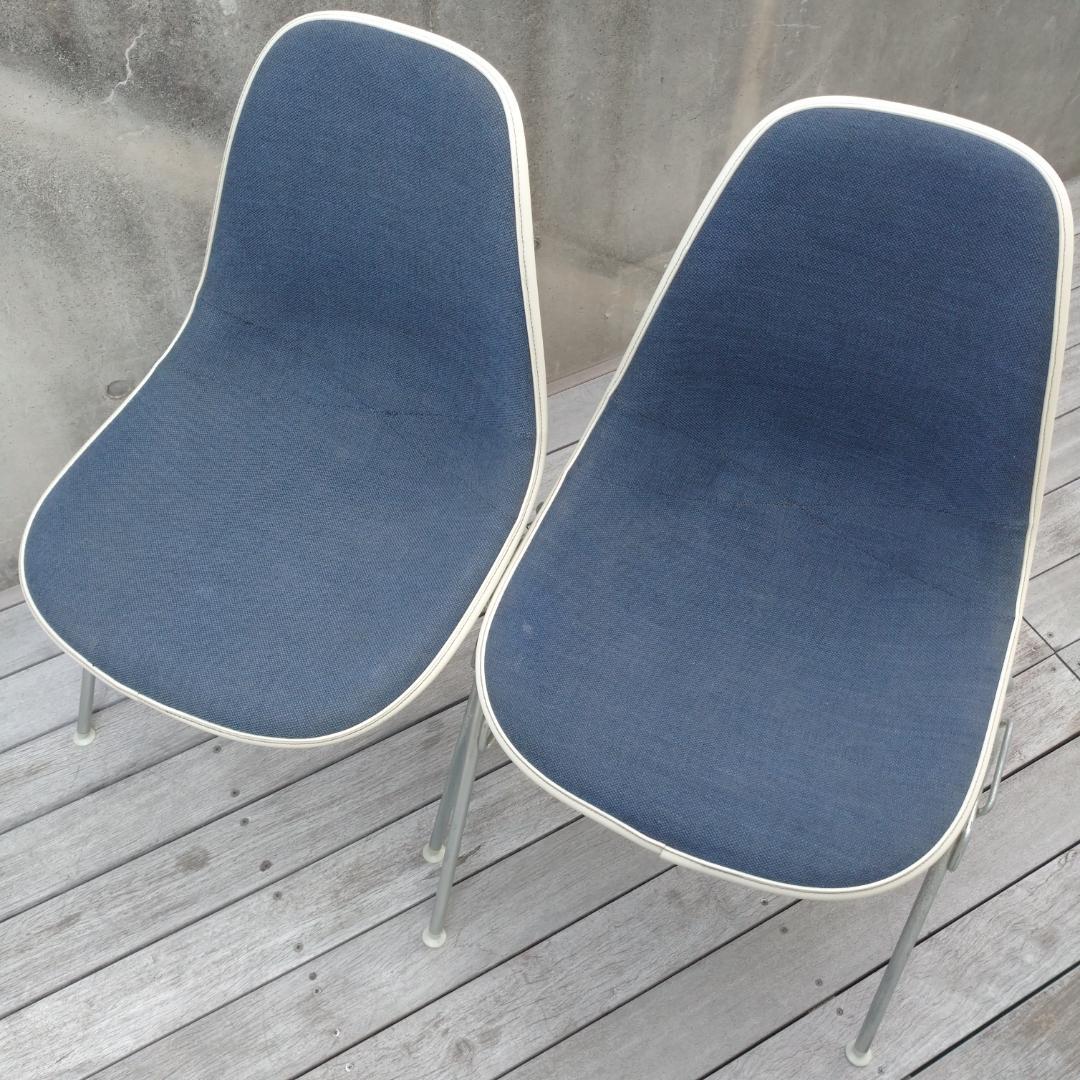 【4脚セット】イームズ サイドシェルチェア（ファブリック）