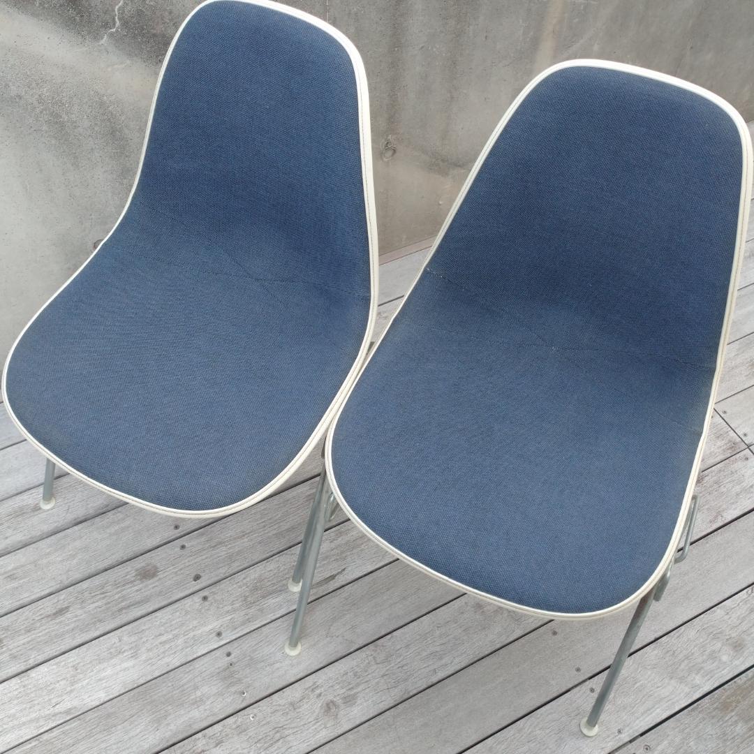 【4脚セット】イームズ サイドシェルチェア（ファブリック）