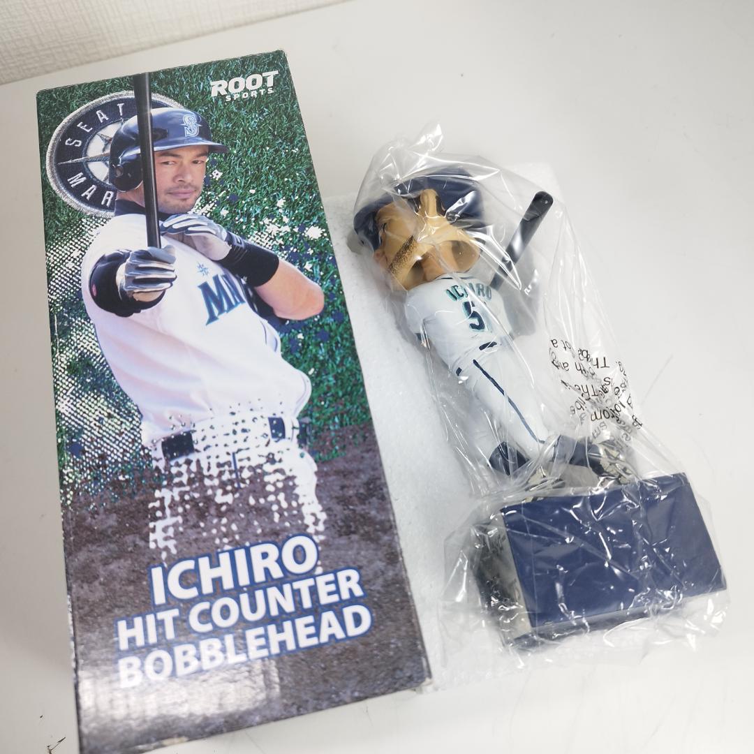 イチロー ヒットカウンター ボブルヘッド マリナーズ バブルヘッド 球 IA3q