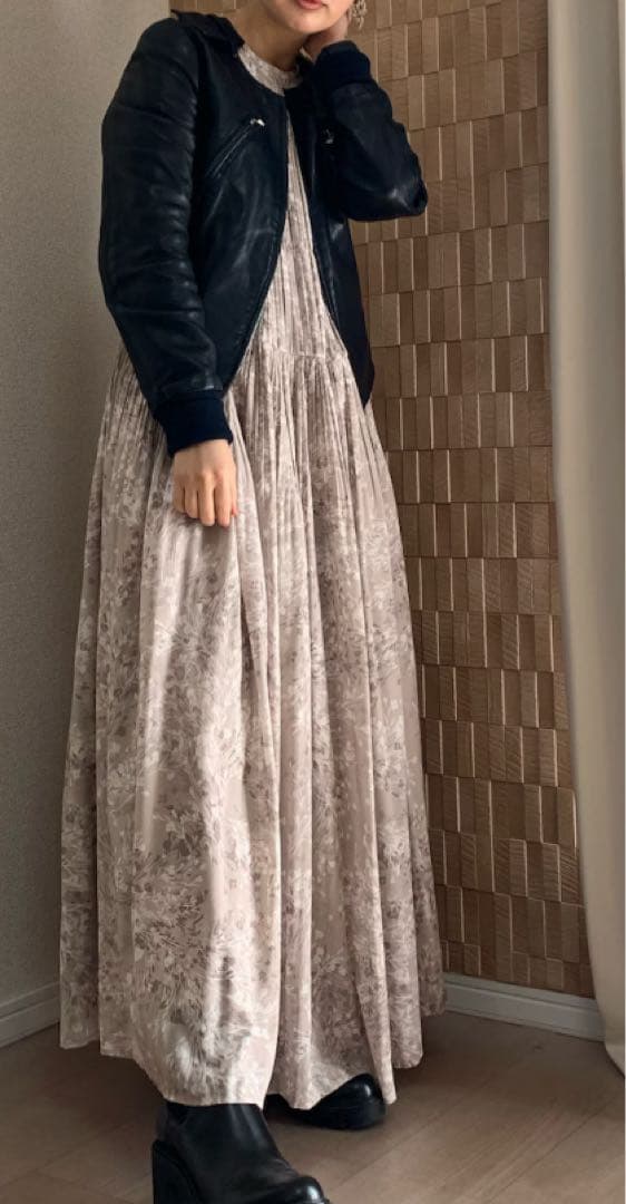 CLANE クラネ FLOWING FLOWER ONE PIECE