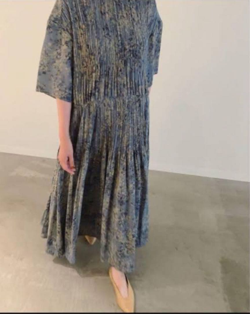 CLANE クラネ FLOWING FLOWER ONE PIECE