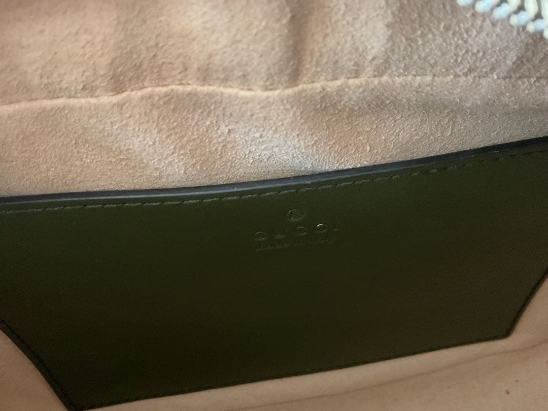 GUCCI オリーブグリーン ショルダーバッグ