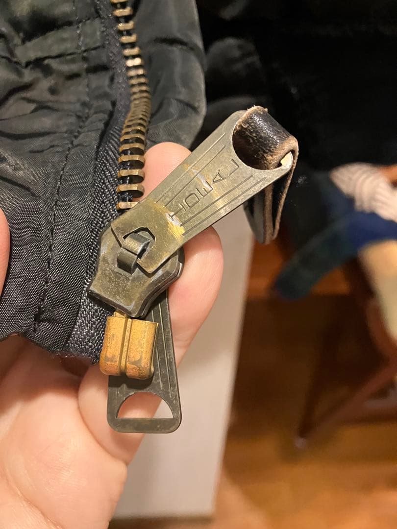 MA-1 ブラックジャケット オレンジ内側