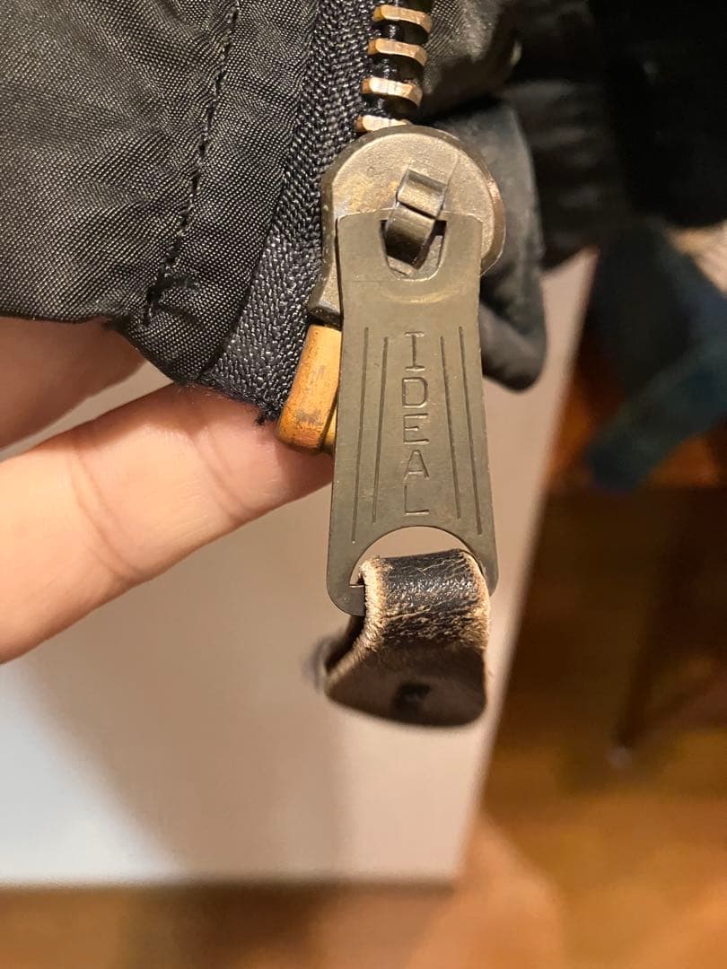 MA-1 ブラックジャケット オレンジ内側