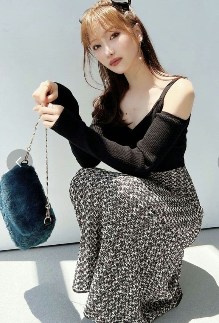 RESEXXY 新品タグ付きツィードマーメイドワンピース