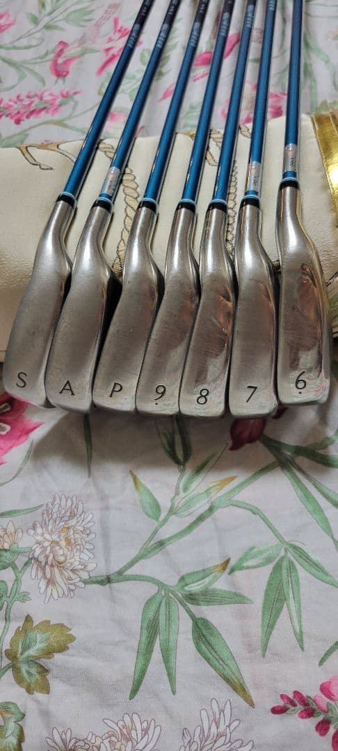 ダンロップ ゼクシオ12レディースアイアンセット7本 Ｌ MP1200L ブルー