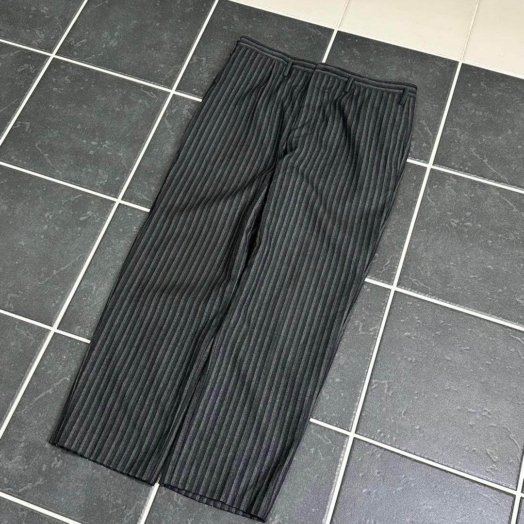 50s vintage 【ウール　ワイドスラックス　ストライプ　極太　タロン】