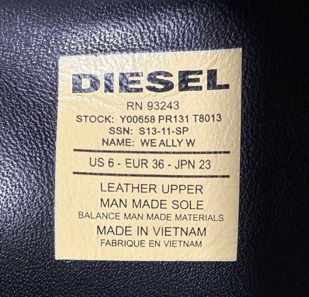 靴 DIESEL inheel sneaker baket isabel