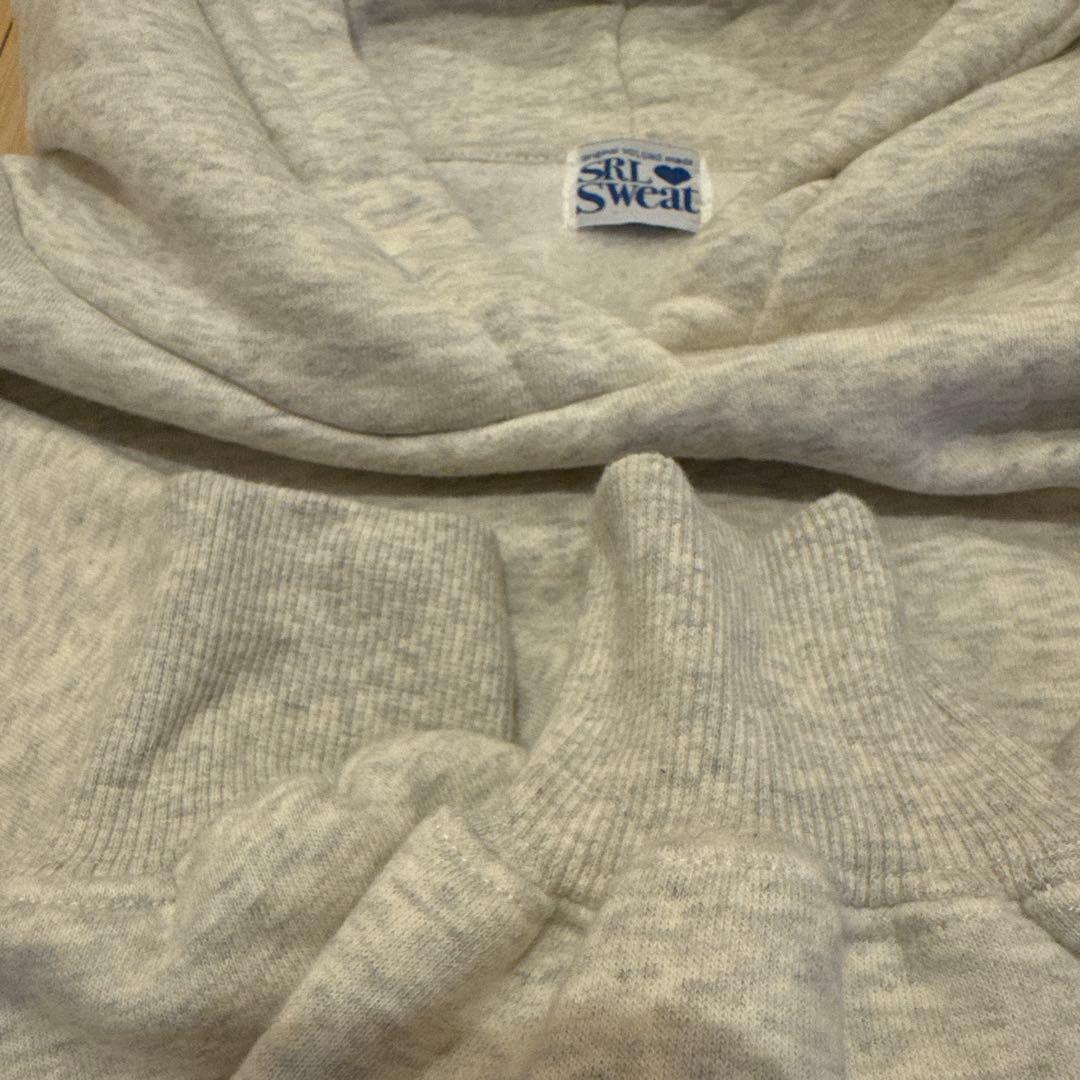 【シールームリン】Volume Sweat Shortフーディー　ヘザーグレー