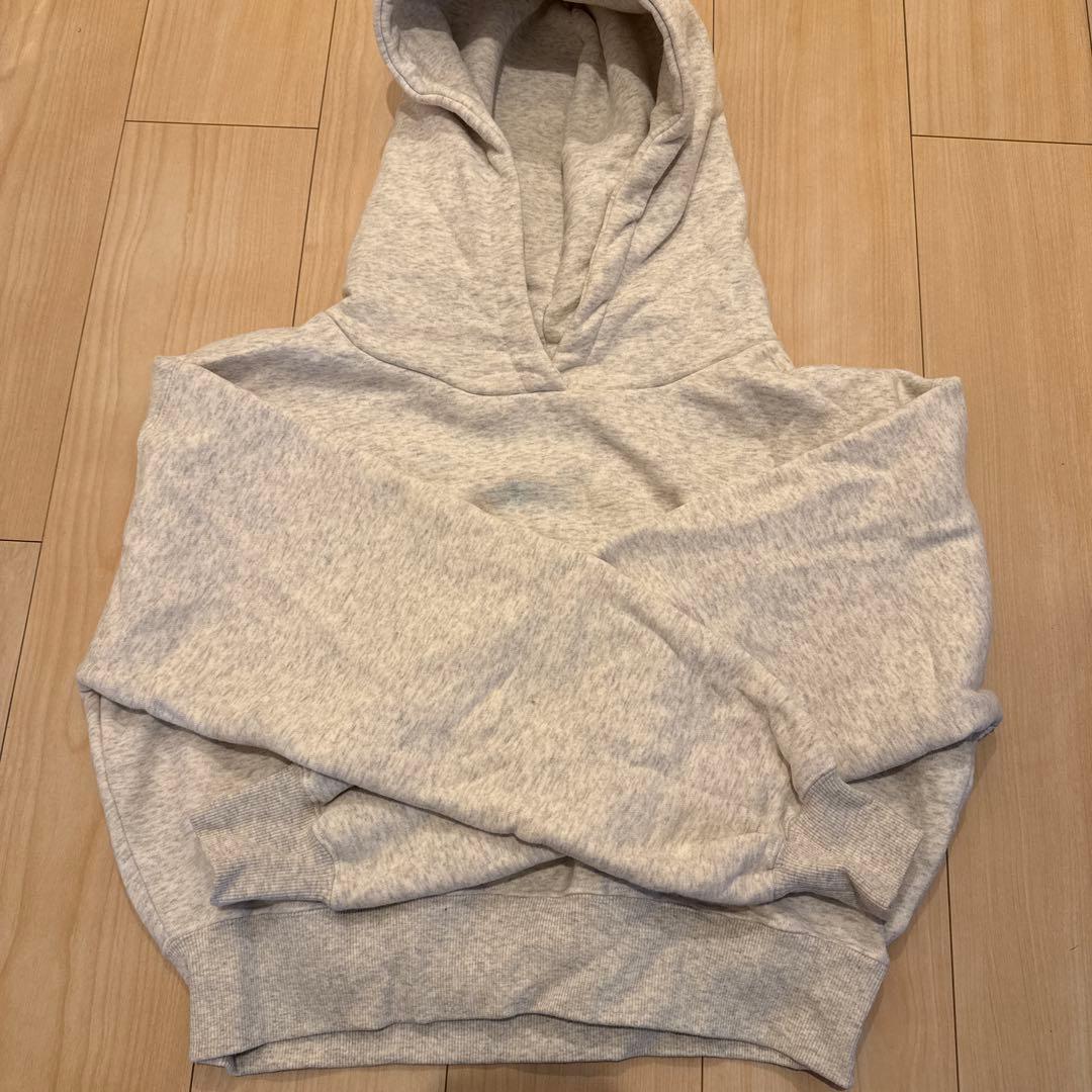 【シールームリン】Volume Sweat Shortフーディー　ヘザーグレー